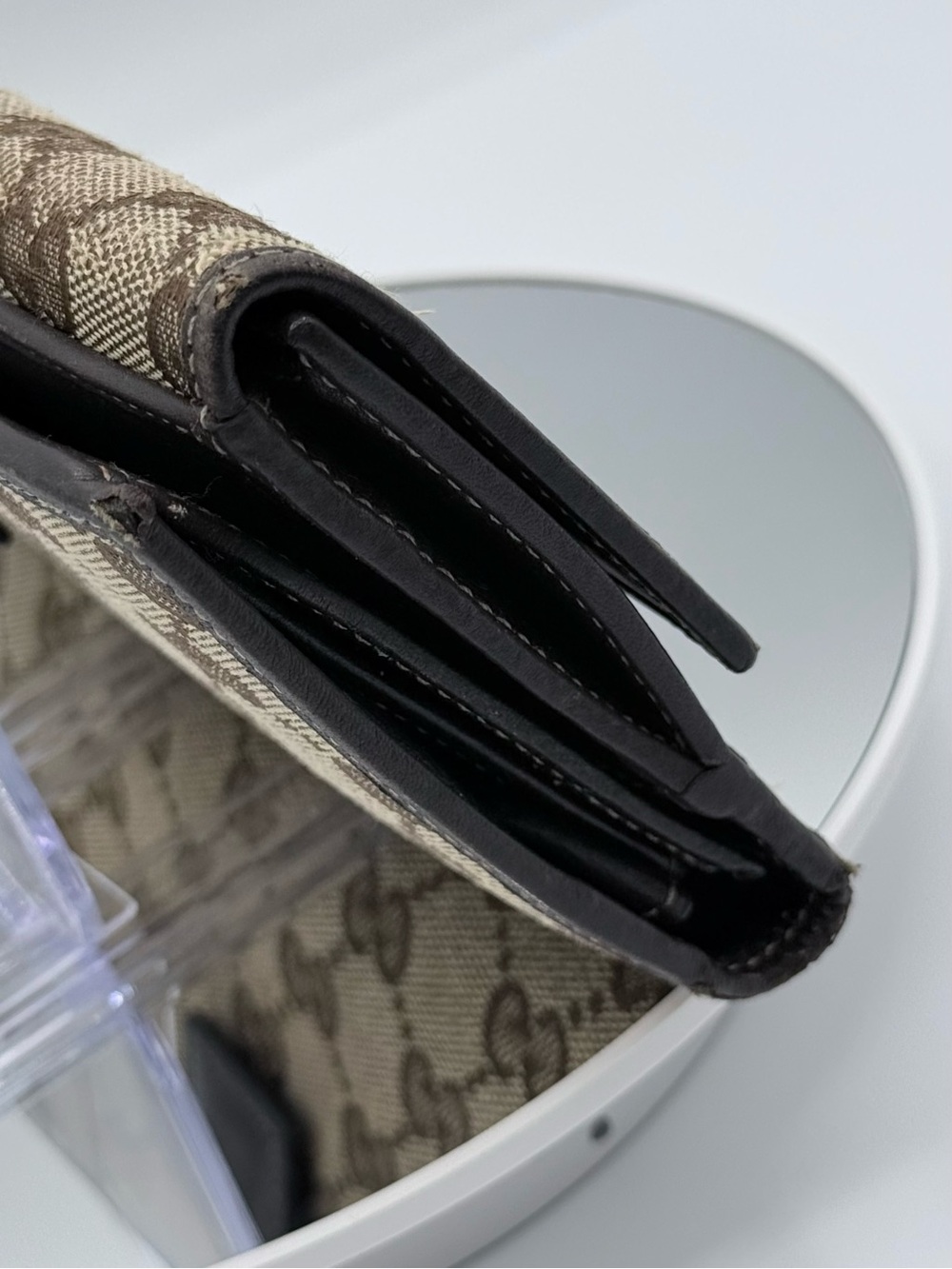 Gucci GG Supreme Continental Wallet on Chain-Customized 🍒 - Picture 9 of 17
